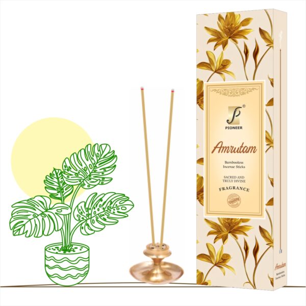 Amrutam Bambooless  Agarbatti (Premium Incense Sticks) 90g