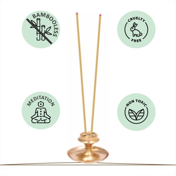 Sandal Bambooless Agarbatti (Premium Incense Sticks) 90g - Image 2