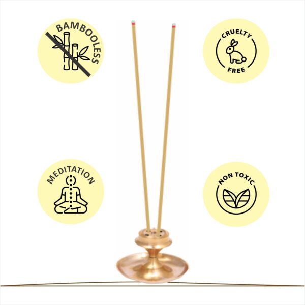 Bandhan Bambooless Gulab Agarbatti (Premium Incense Sticks) 100g - Image 2