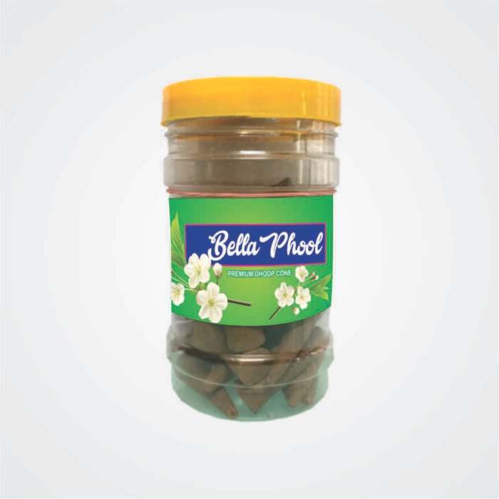 Bella Phool Premium Cone Dhoop Jar (100 Gram)