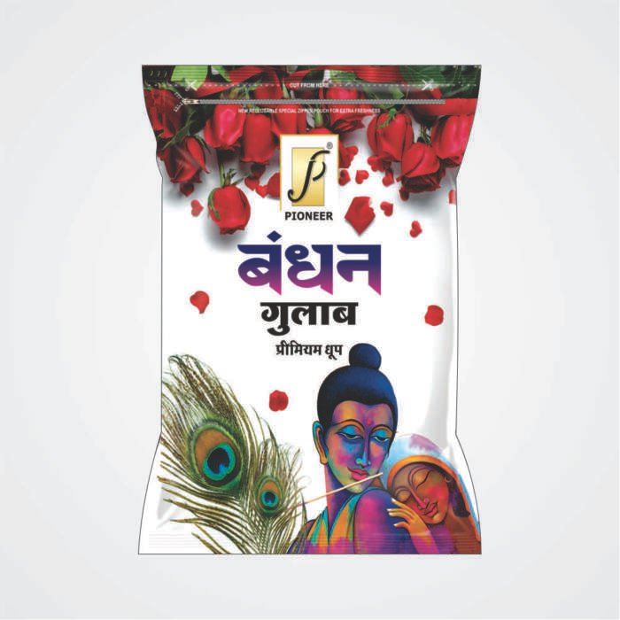Bandhan Gulab Premium Dhoop (15 Sticks)