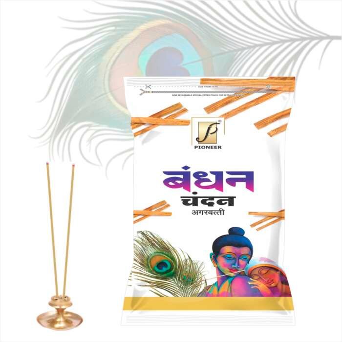 Bandhan Chandan Agarbatti (Premium Incense Sticks) 125g