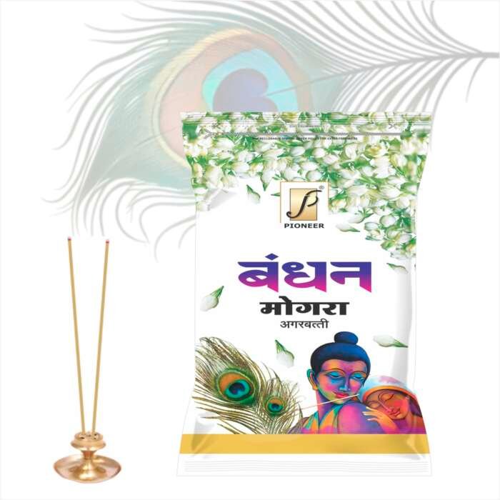 Bandhan Mogra Agarbatti (Premium Incense Sticks) 125g