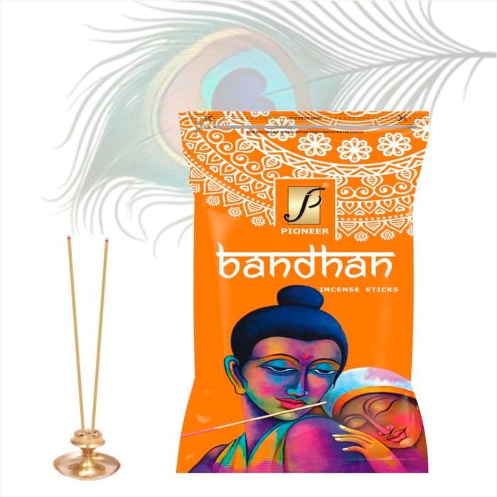 Bandhan Agarbatti (Premium Incense Sticks) 120g