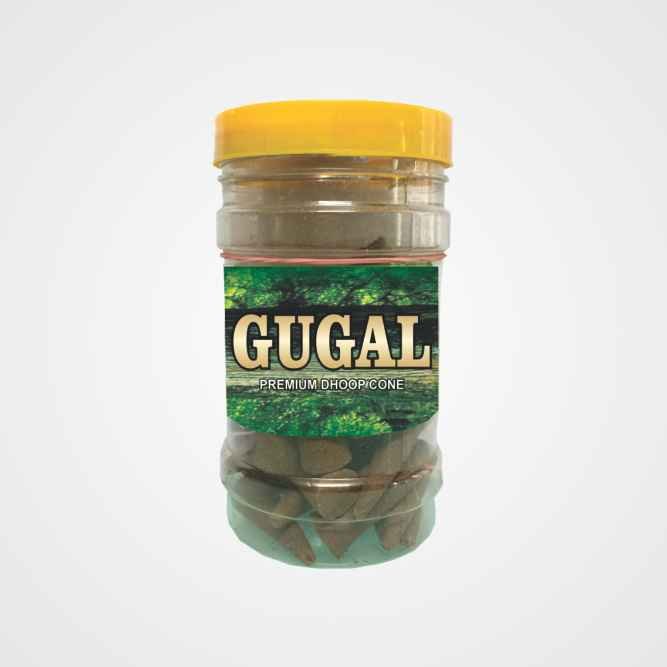 Gugal Premium Cone Dhoop Jar (100 Gram)