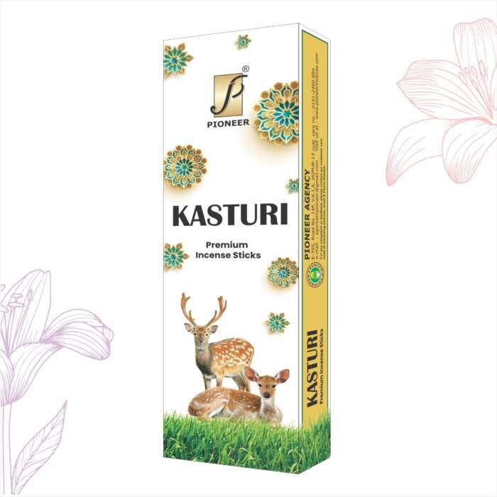 Kasturi Agarbatti (Premium Incense Sticks) 90g