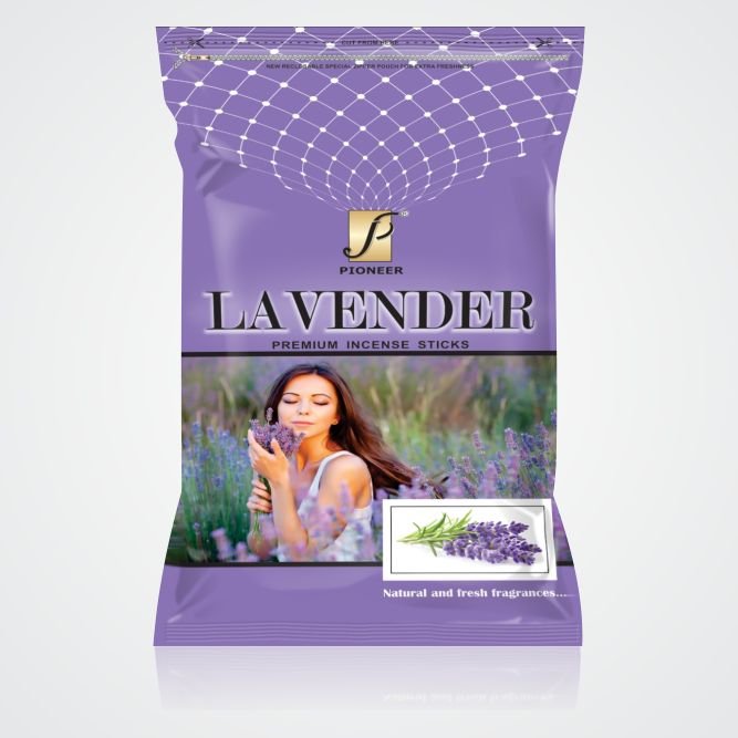 Lavender Agarbatti Pouch (140 Gram)