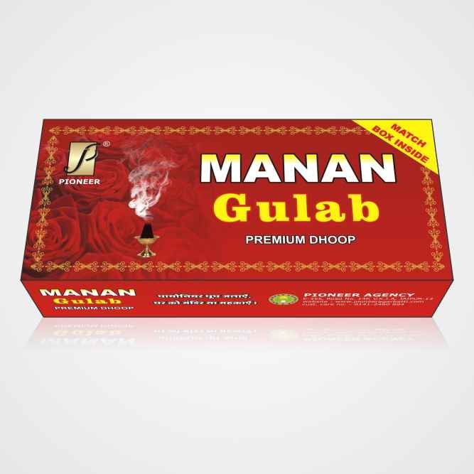Manan Gulab Wet Dhoop (4o Gram)