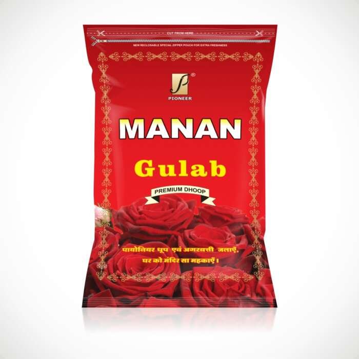 Manan Gulab Wet Dhoop (400 gram)