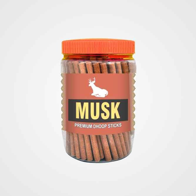 Musk Dhoop Sticks jar (125 Gram)