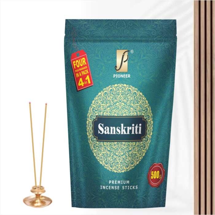 Sanskriti Agarbatti (Premium Incense Sticks) 500g