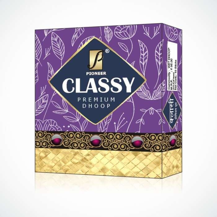 Classy Wet Dhoop Box (10 Sticks)