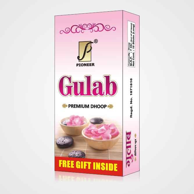 Gulab Wet Dhoop Box (1o Sticks)