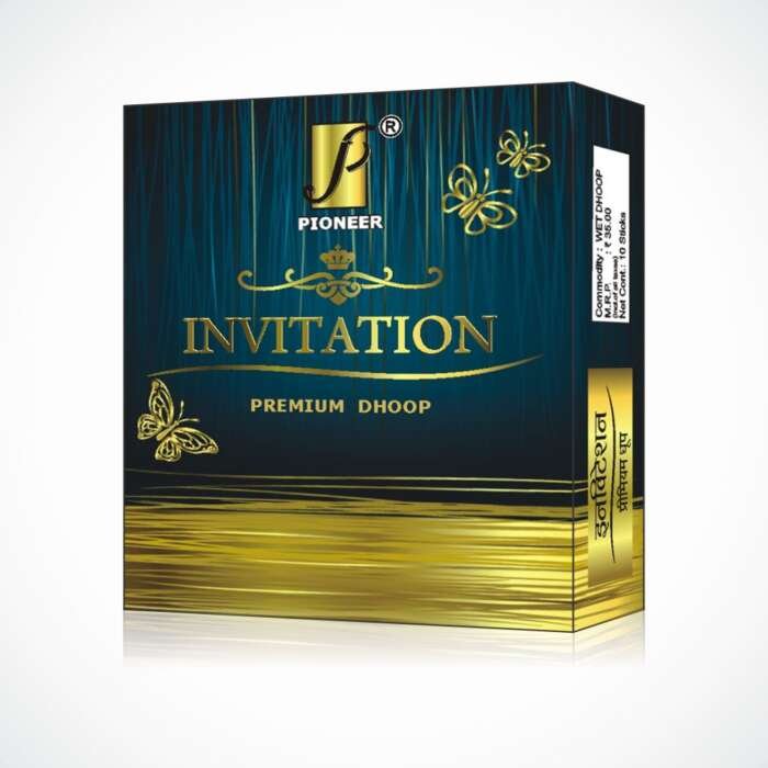 Invitation Wet Dhoop Box (10 Sticks)